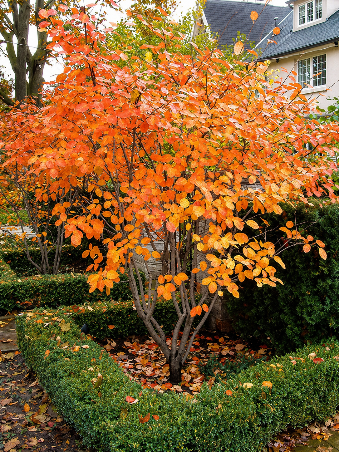 mezalmacska-fanyarka-Amelanchier lamarckii-ár-gyümölcstermö-disznöveny-www.koronakert.hu-6 Mézalmácska, Amelanchier alnifolia, (cserepes gyümölcstermő díszcserje)